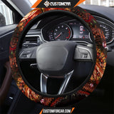 Abstract Dragonfly Steering Wheel Cover Mandala Car
