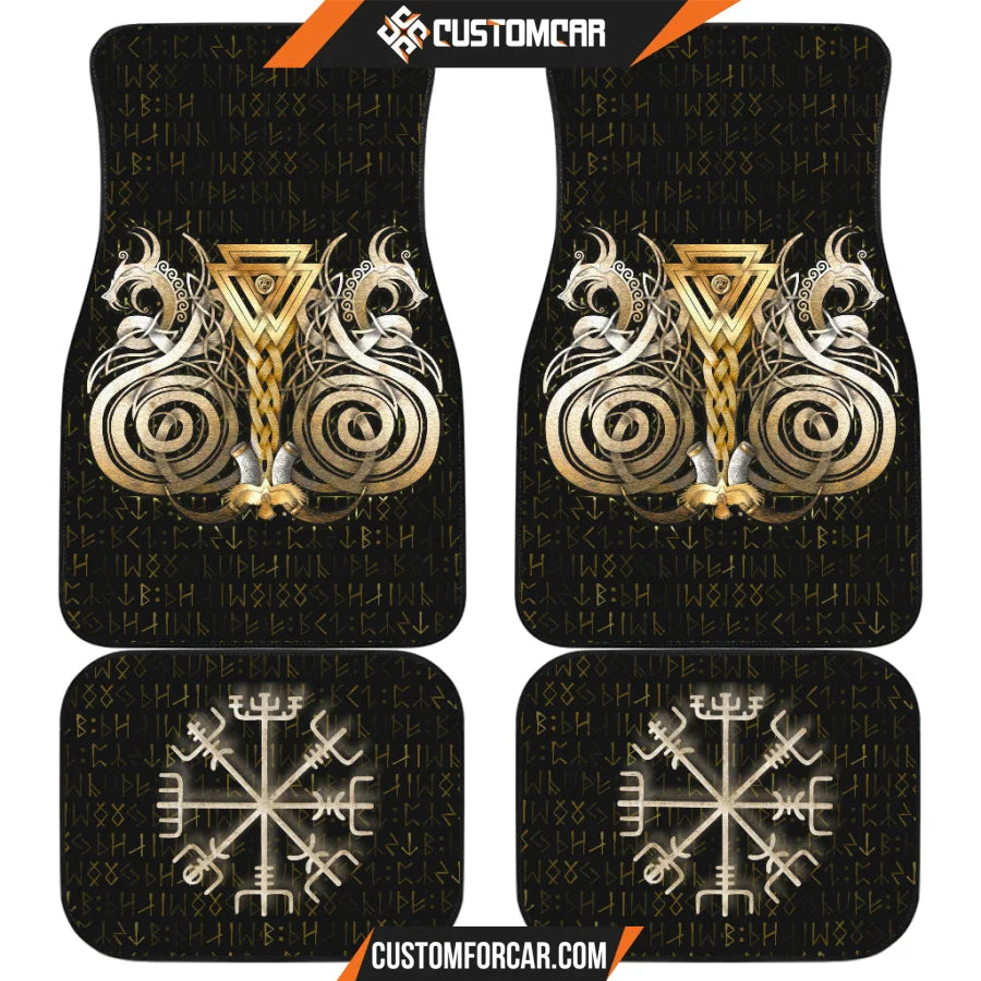 Abstract Viking Car Floor Mats Viking Car Accessories Custom