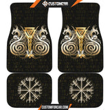 Abstract Viking Car Floor Mats Viking Car Accessories Custom