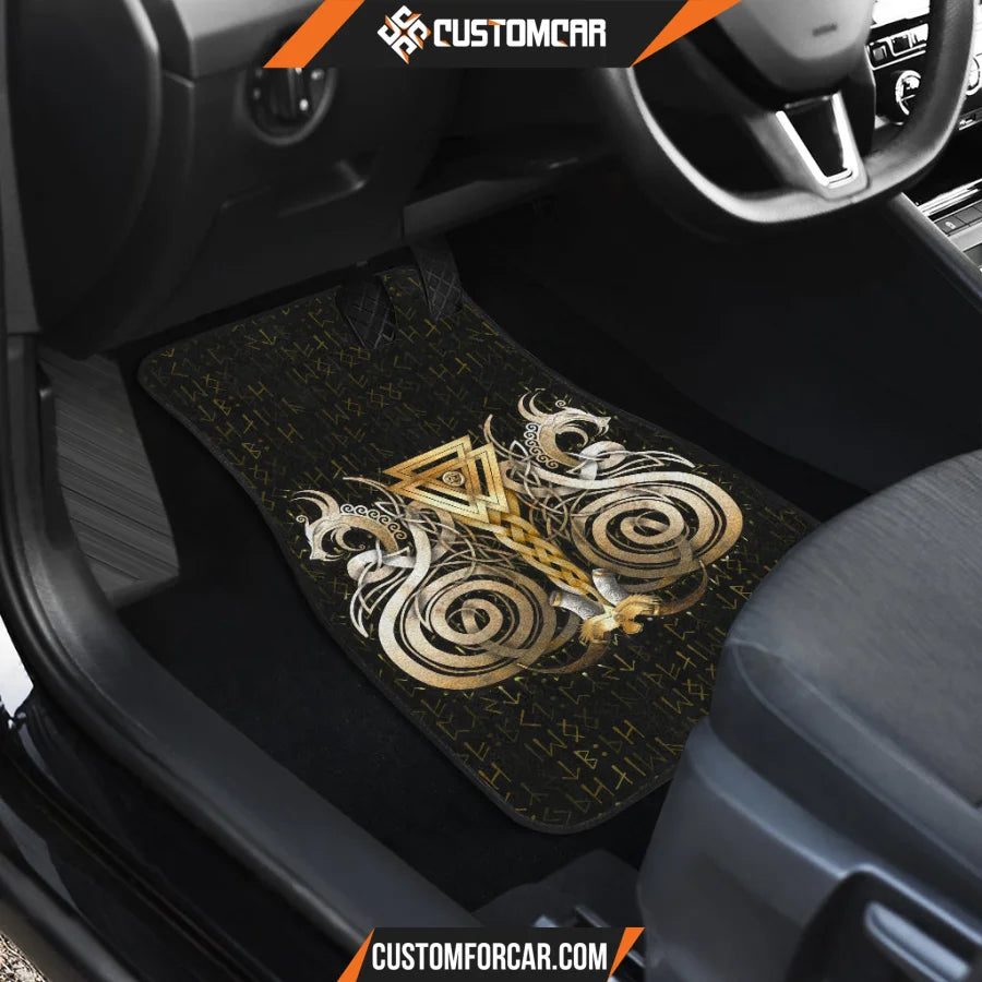 Abstract Viking Car Floor Mats Viking Car Accessories Custom