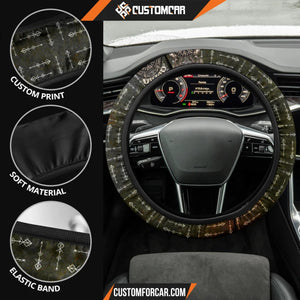 Abstract Viking Steering Wheel Cover Viking Car Accessories