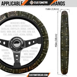 Abstract Viking Steering Wheel Cover Viking Car Accessories