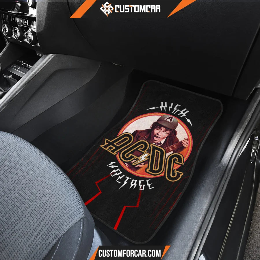AC DC Car Floor Mats Music Rock Band Car Accessories Custom