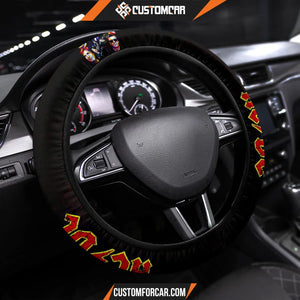 AC DC Steering Wheel Cover Music Rock Band Car Accessories
