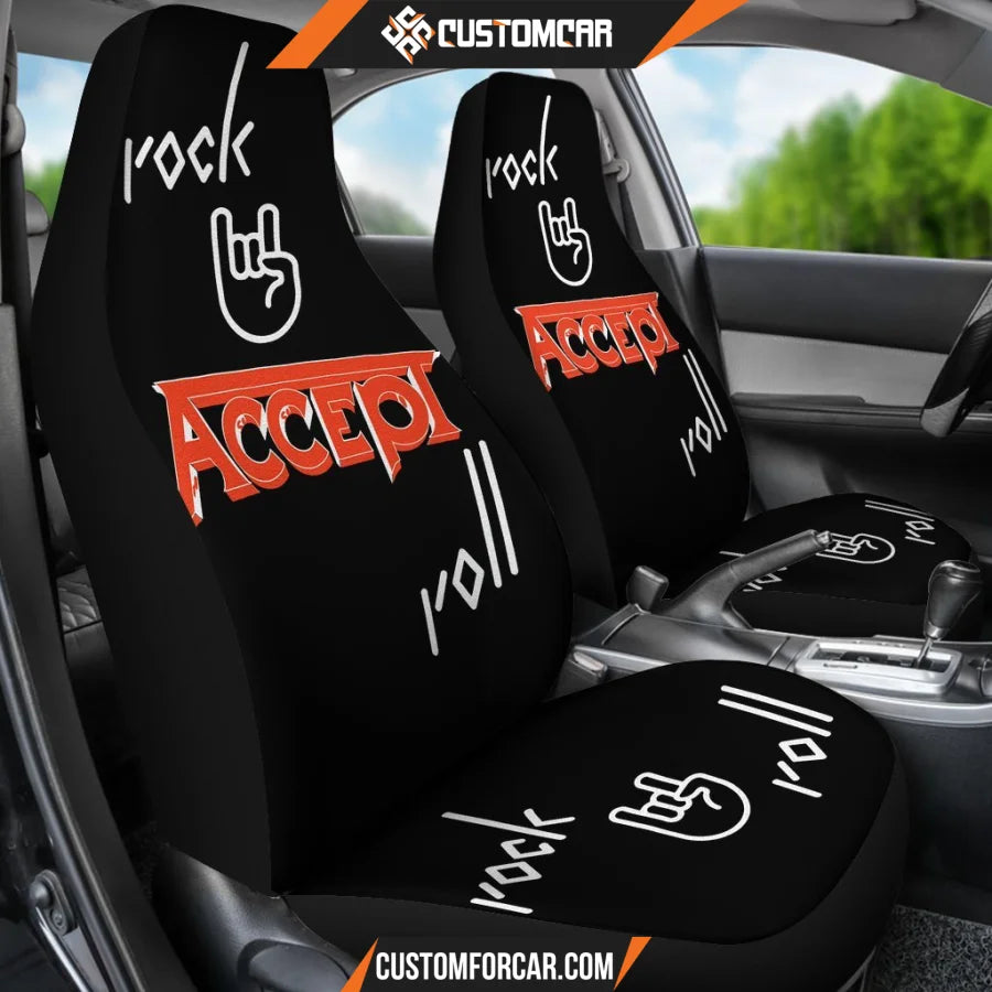 Accept Car Seat Covers  Rock N Roll Hand Seat Covers R042609 DECORINCAR 3