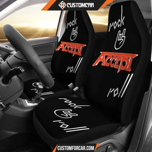 Accept Car Seat Covers  Rock N Roll Hand Seat Covers R042609 DECORINCAR 1