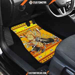 Agatsuma Zenitsu Demon Slayer Car Floor Mats Anime Car