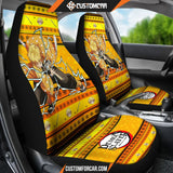 Agatsuma Zenitsu Demon Slayer Car Seat Covers Anime Car