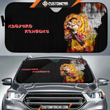 Agatsuma Zenitsu Demon Slayer Car Sun Shade Anime Car