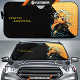 Agatsuma Zenitsu Demon Slayer Car Sun Shade Anime Car