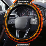 Agatsuma Zenitsu Demon Slayer Steering Wheel Cover Anime Car