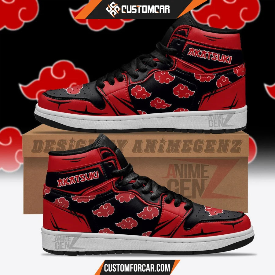 Akatsuki JD Sneakers Naruto Custom Anime Shoes Special