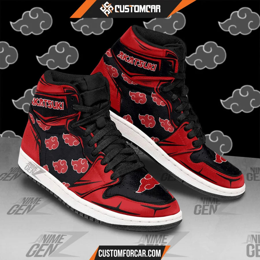 Akatsuki JD Sneakers Naruto Custom Anime Shoes Special