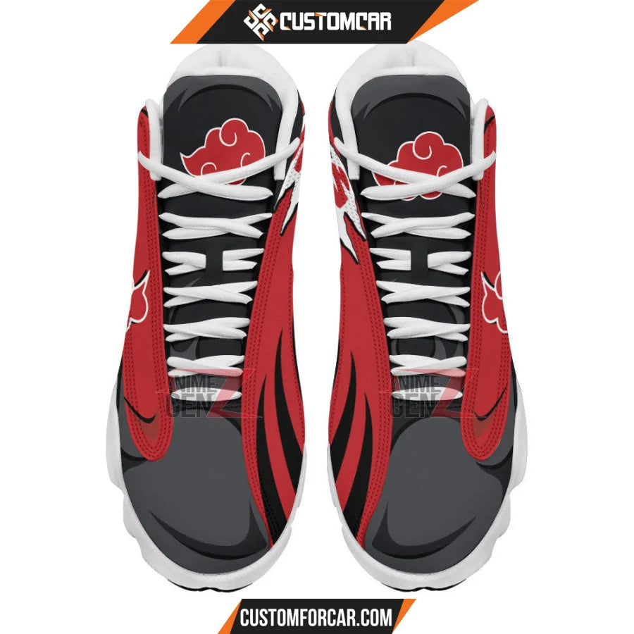 Akatsuki Jutsu It Air Jordan 13 Sneakers Naruto Custom Anime