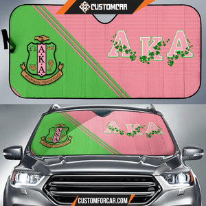 Alpha Kappa Alpha Car Sun Shade Sorority Car Accessories