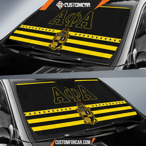 Alpha Phi Alpha Car Sun Shade Fraternity Car Accessories