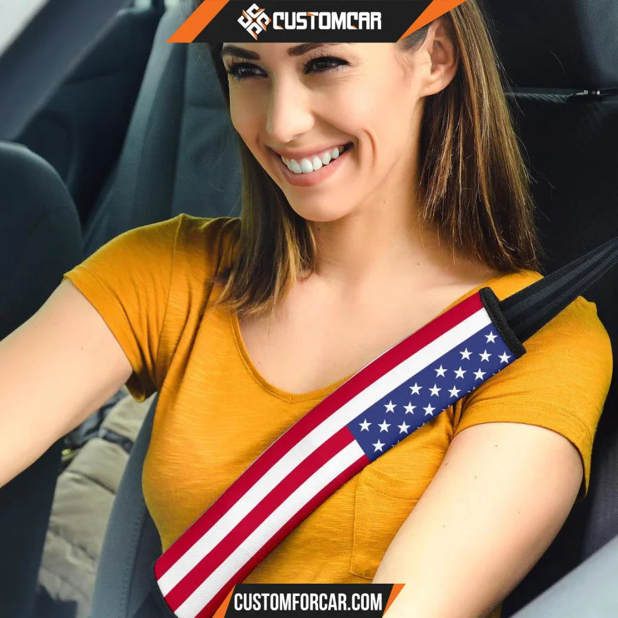 American Flag Seat Belt Covers American Flag Car Accessories