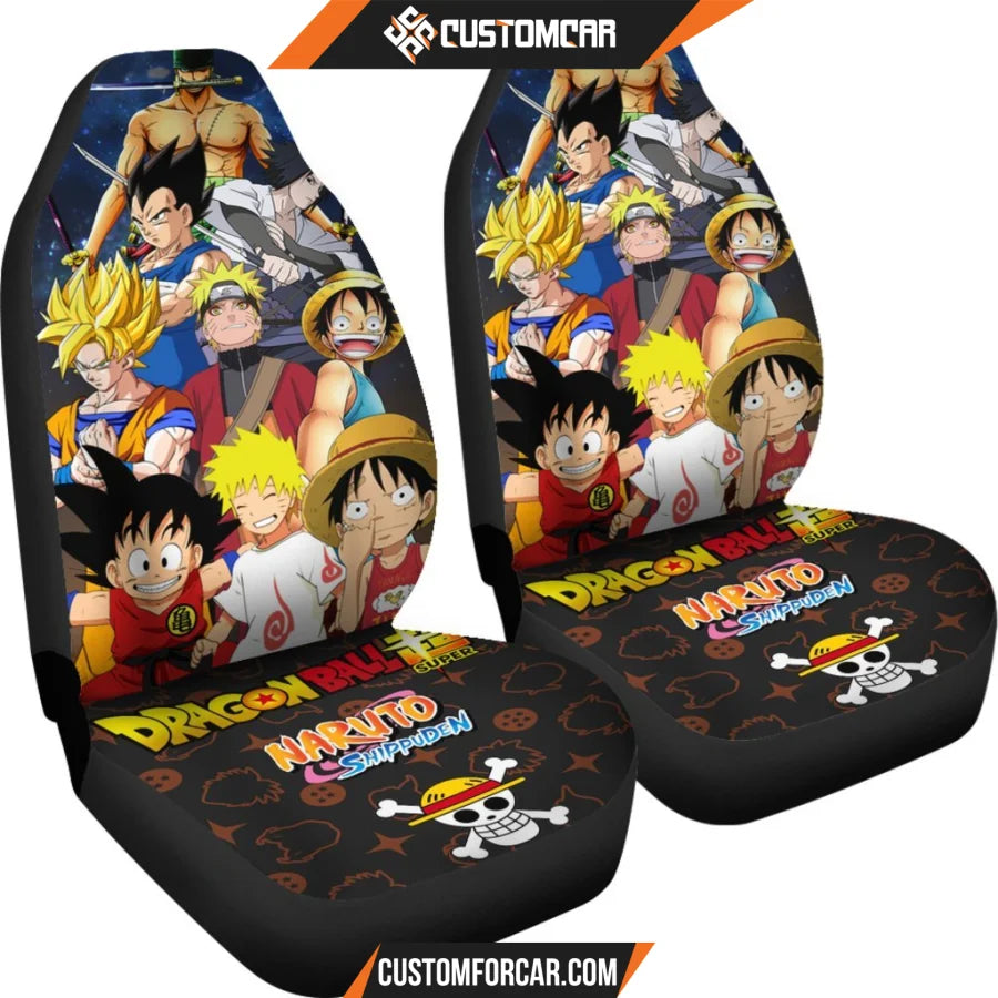 Anime Car Seat Covers Anime Legends Heroes Dragon Ball 