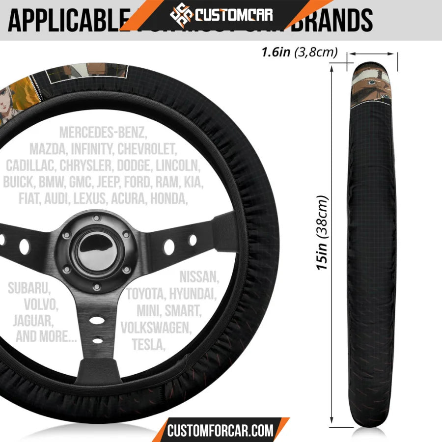 Annie Leonhart Attack On Titan Steering Wheel Cover Anime