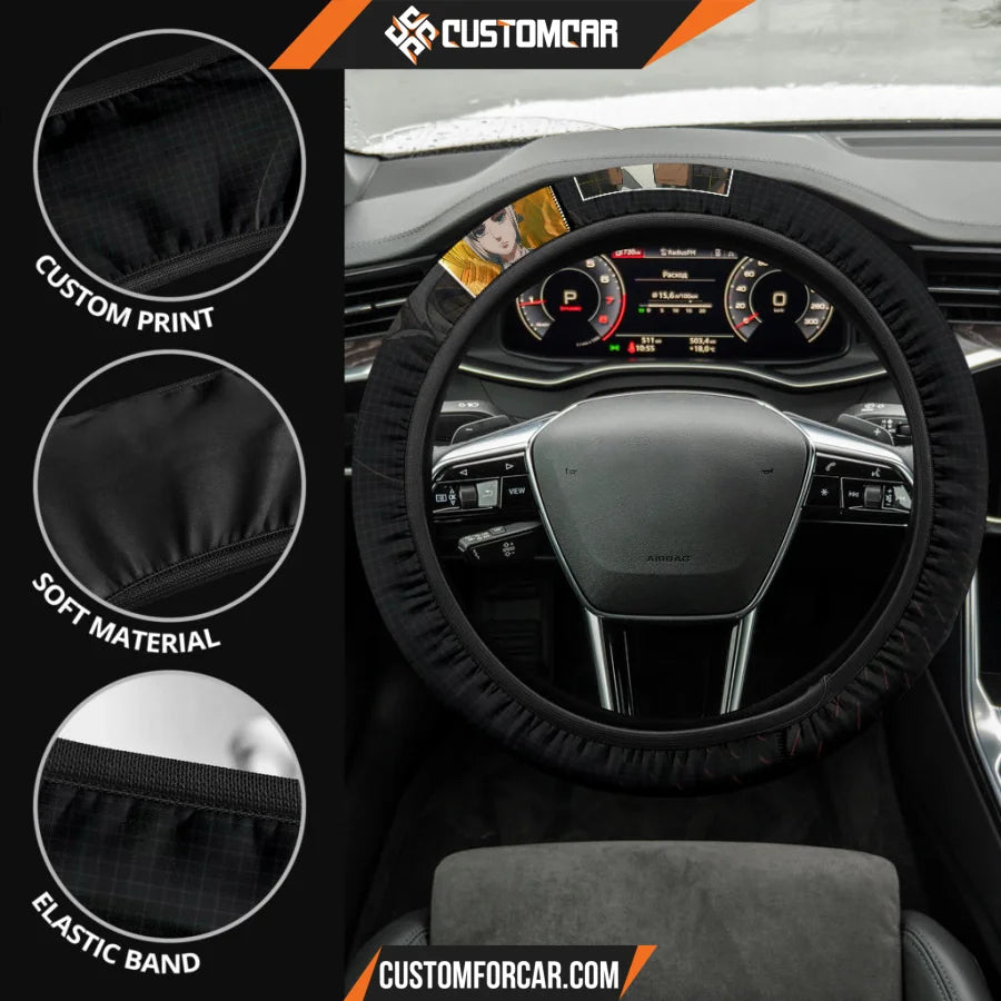 Annie Leonhart Attack On Titan Steering Wheel Cover Anime