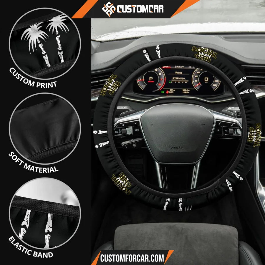 Anti Social Club Skeleton Hand Steering Wheel Cover