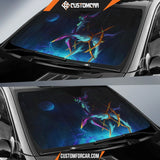 Arceus Car Sun Shades Pokemon Anime Fan D031506 - Auto Sun 