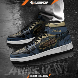 Asta Black Clover JD Sneakers Custom Anime Shoes