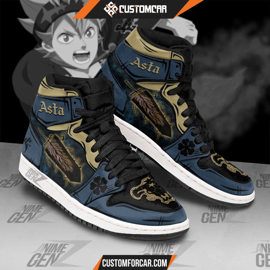 Asta Black Clover JD Sneakers Custom Anime Shoes