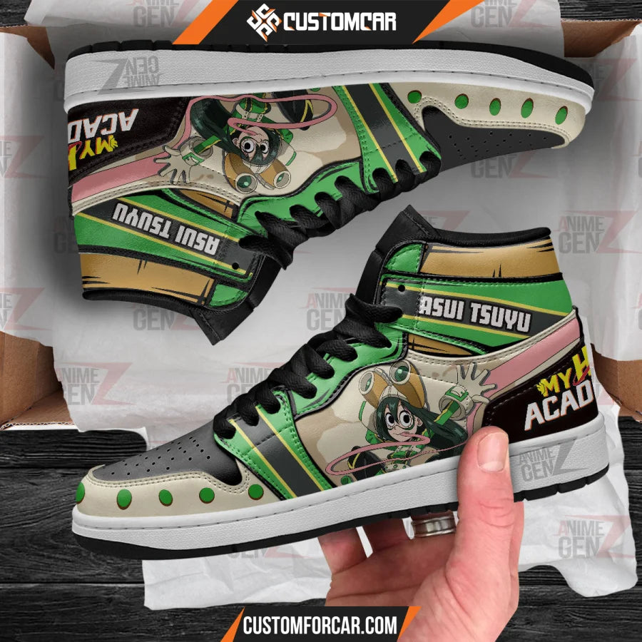 Asui Tsuyu JD Sneakers Custom Anime My Hero Academia Shoes