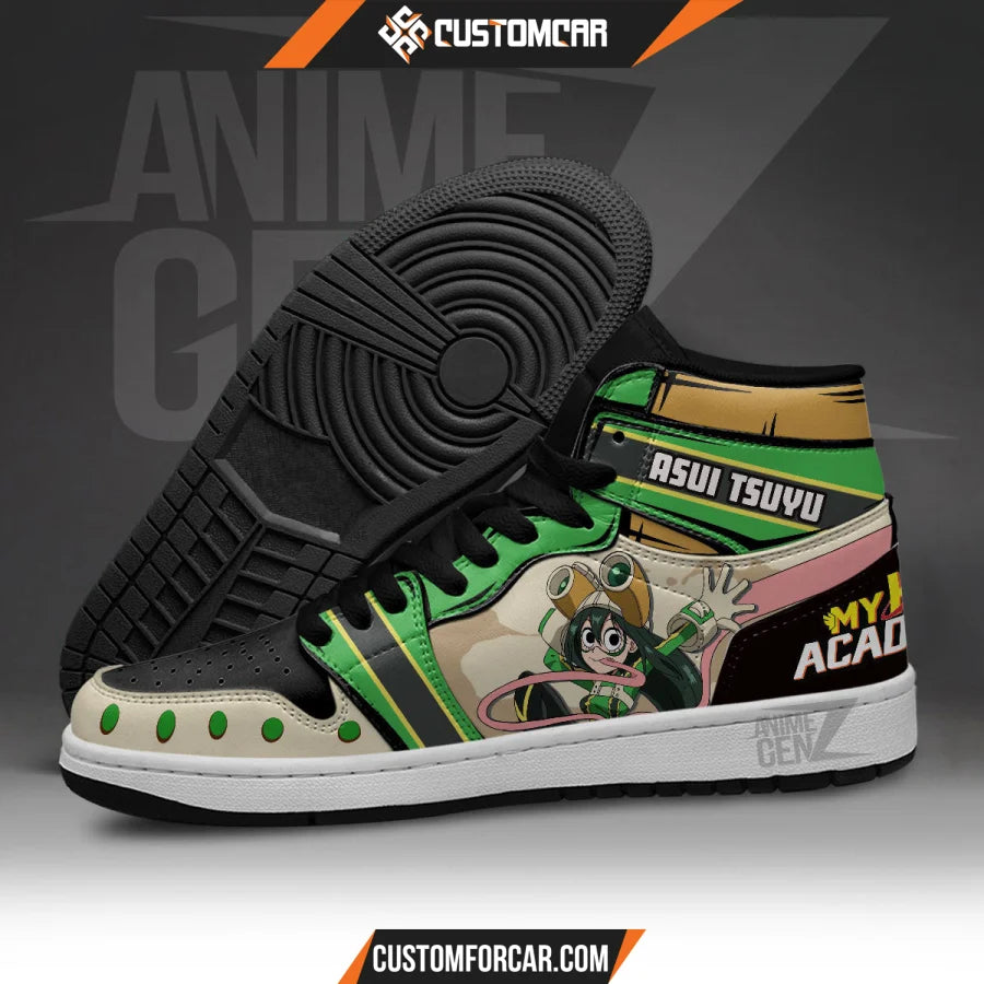 Asui Tsuyu JD Sneakers Custom Anime My Hero Academia Shoes