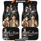 Attack On Titan Anime Car Floor Mats | AOT Mikasa Eren And 