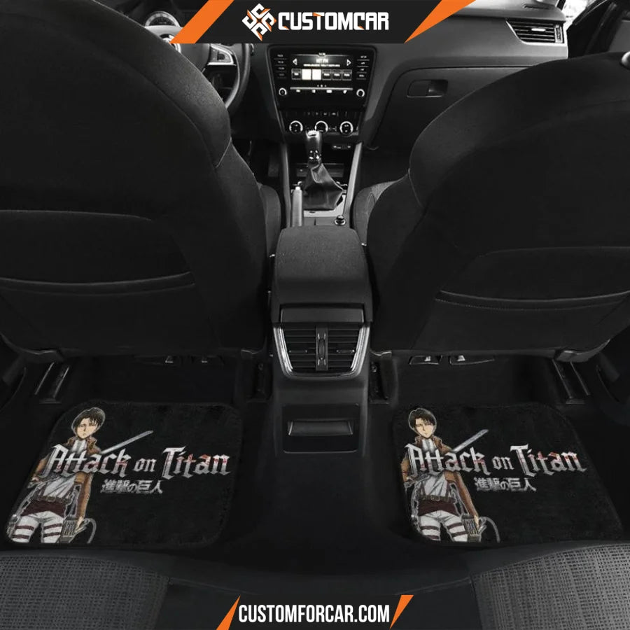 Attack On Titan Anime Car Floor Mats | AOT Mikasa Eren And 