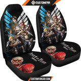 Attack On Titan Anime Car Seat Covers | AOT Team Wings Of 