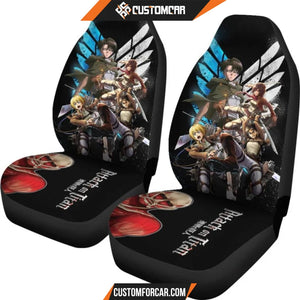 Attack On Titan Anime Car Seat Covers | AOT Team Wings Of 