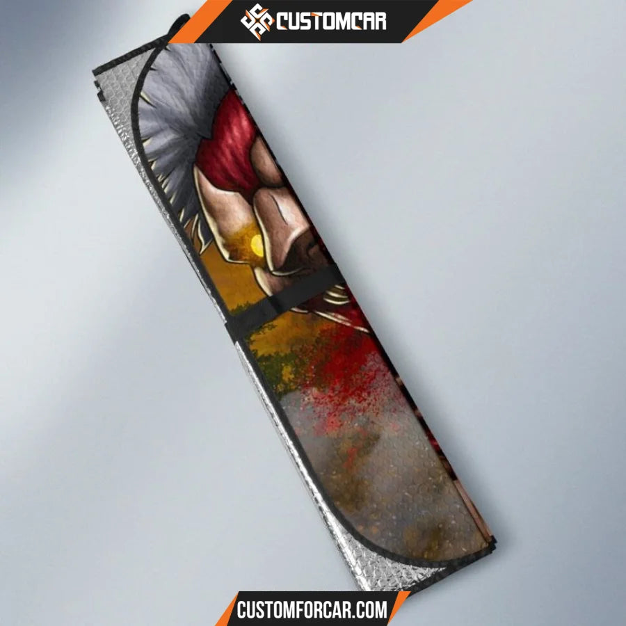 Attack On Titan Car Sun Shade | Eren Fight Armored Titan Sun Shade NT031520 DECORINCAR 3
