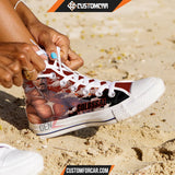 Attack On Titan Colossal Titan High Top Shoes Custom Anime