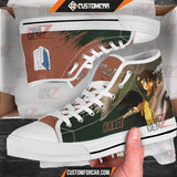 Attack On Titan Hange Zoe Smith High Top Shoes Custom Anime