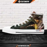 Attack On Titan Hange Zoe Smith High Top Shoes Custom Anime