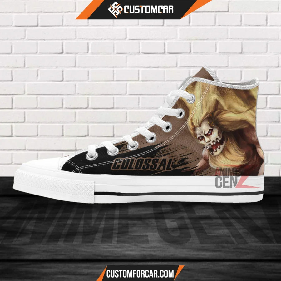 Attack On Titan Jaw Titan High Top Shoes Custom Anime