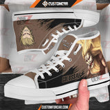 Attack On Titan Jaw Titan High Top Shoes Custom Anime