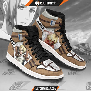 Attack On Titan JD Sneakers Annie Leonhart Custom Anime