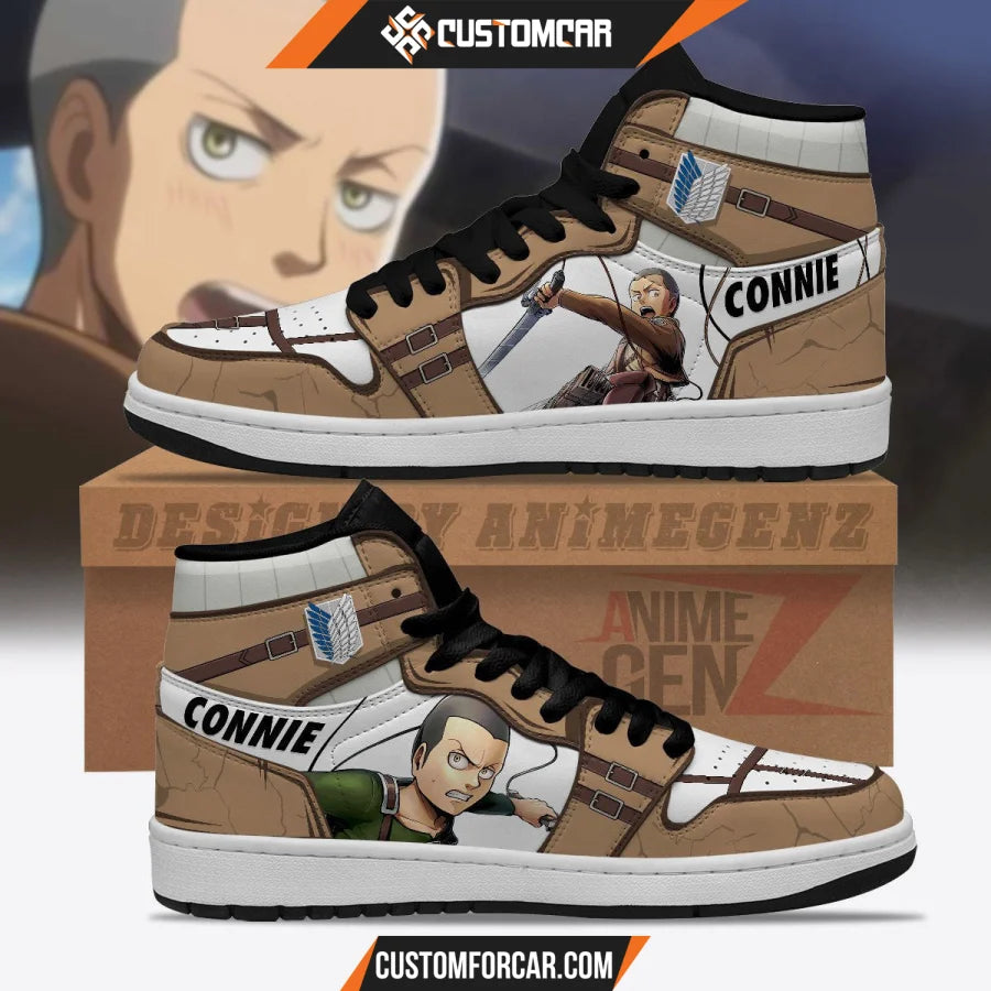 Attack On Titan JD Sneakers Connie Springer Custom Anime