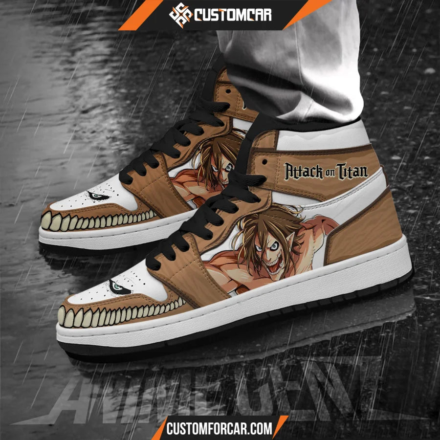 Attack On Titan JD Sneakers Eren Titan Custom Anime Shoes