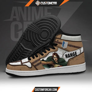 Attack On Titan JD Sneakers Hange Zoe Custom Anime Shoes