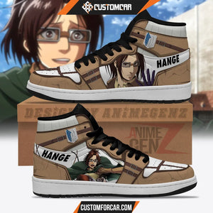 Attack On Titan JD Sneakers Hange Zoe Custom Anime Shoes