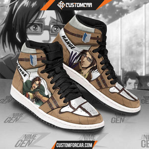 Attack On Titan JD Sneakers Hange Zoe Custom Anime Shoes