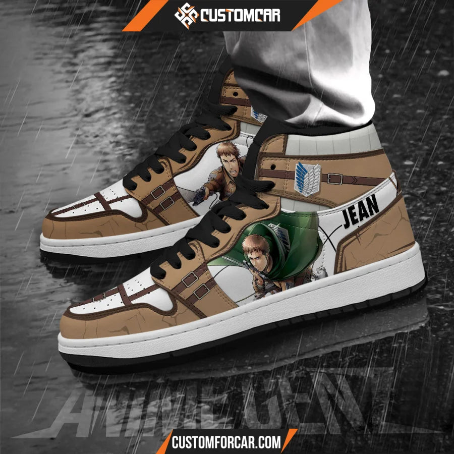 Attack On Titan JD Sneakers Jean Kristein Custom Anime Shoes