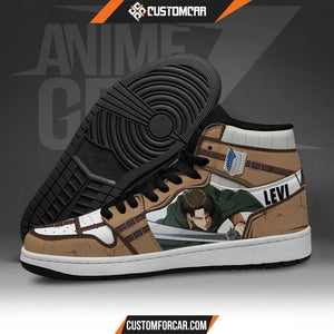 Attack On Titan JD Sneakers Levi Ackerman Custom Anime Shoes