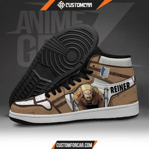 Attack On Titan JD Sneakers Reiner Braun Custom Anime Shoes