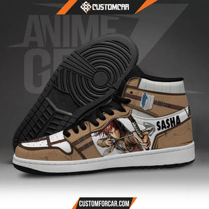 Attack On Titan JD Sneakers Sasha Blouse Custom Anime Shoes